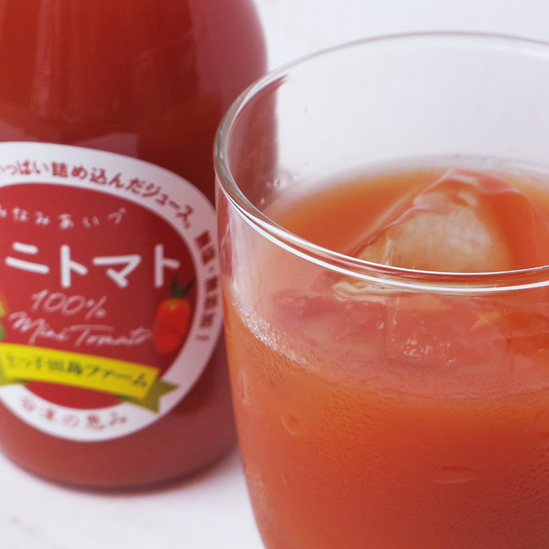 南会津産100％ミニトマトジュース200ml | 土っ子田島ファームのウェブ